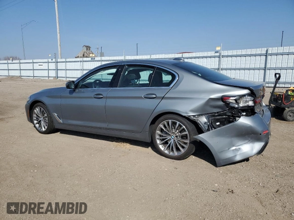2023 BMW 5 Series 530i xDrive with VIN WBA13BJ0XPWY17065, listed as a Copart auction lot 50660805 with Not provided miles and Salvage title. Bid and sale history available at DreamBid. Image 2.