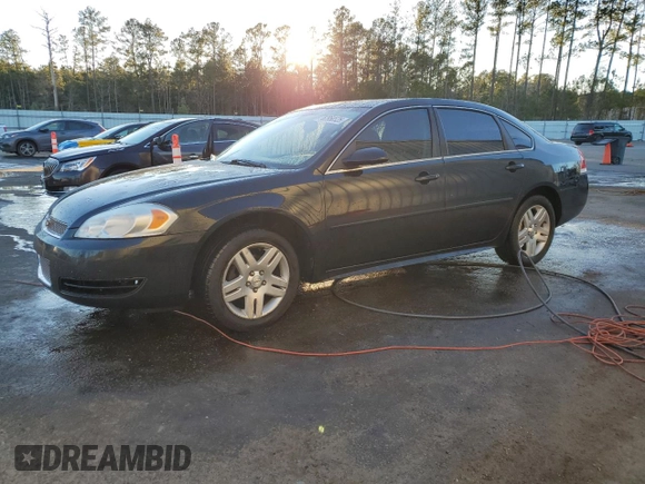 2014 Chevrolet Impala LT with VIN 2G1WB5E3XE1123670, listed as a Copart auction lot 87958525 with 155,110 mi miles and Salvage Title. Bid and sale history available at DreamBid. Image 1.