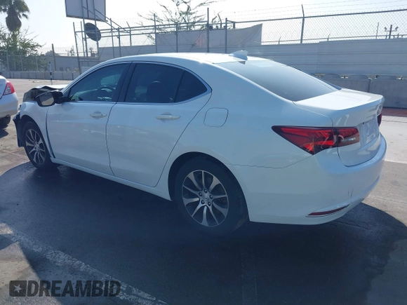 2015 Acura TLX with VIN 19UUB1F39FA024188, listed as a IAAI auction lot 41625709 with 1 mi miles. Bid and sale history available at carsss.com. Image 3.
