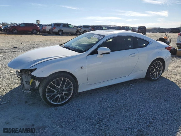 2016 Lexus RC 200t with VIN JTHHA5BC6G5003615, listed as a Copart auction lot 41572385 with 87,040 mi miles and Salvage Title. Bid and sale history available at carsss.com. Image 1.