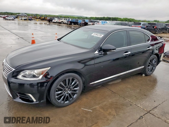 2017 Lexus LS with VIN JTHBL5EF0H5145689, listed as a Copart auction lot 51944735 with 55,904 mi miles and Salvage Title. Bid and sale history available at carsss.com. Image 1.