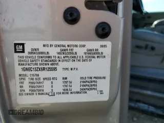 2006 Chevrolet Tahoe Z71 z VIN 1GNEC13ZX6R125595, wystawiony jako Copart lot #88558765 z przebiegiem 229 511 mil mil oraz Szkoda całkowita • Salvage title. Historia ofert i sprzedaży dostępna na DreamBid. Obrazek 13.