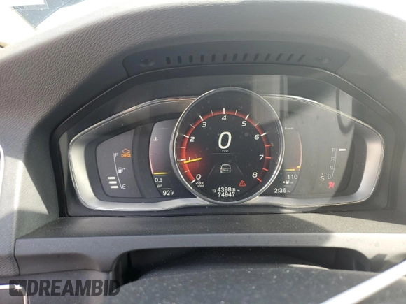 2017 Volvo S60 Inscription Platinum with VIN LYV402TM0HB154461, listed as a Copart auction lot 78842714 with 74,947 mi miles and Salvage Title. Bid and sale history available at carsss.com. Image 9.