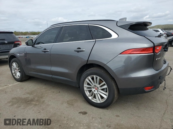 2018 Jaguar F-Pace 25t Prestige z VIN SADCK2FX6JA259468, wystawiony jako Copart lot #52096725 z przebiegiem 131 723 mil mil oraz Czysty tytuł • Clean title. Historia ofert i sprzedaży dostępna na DreamBid. Obrazek 2.