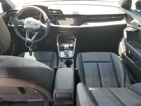 2023 Audi A3 Premium Plus with VIN WAUHUDGY4PA074078, listed as a Copart auction lot 51310275 with 20,979 mi miles and Salvage Title. Bid and sale history available at carsss.com. Image 8.
