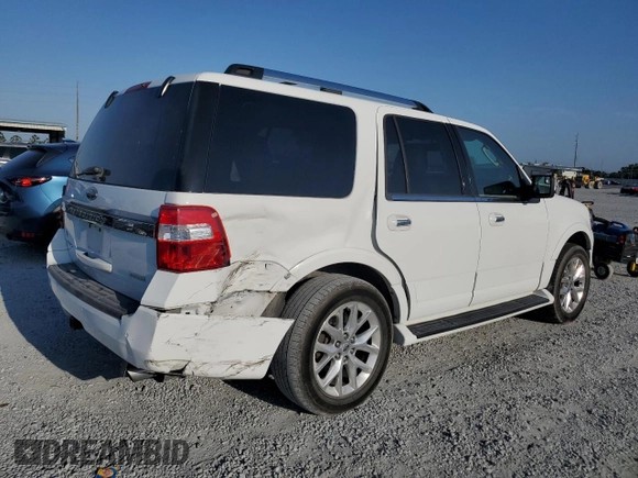 2017 Ford Expedition Limited z VIN 1FMJU1KT7HEA26367, wystawiony jako Copart lot #54133795 z przebiegiem 114 467 mil mil oraz Szkoda całkowita • Salvage title. Historia ofert i sprzedaży dostępna na DreamBid. Obrazek 3.