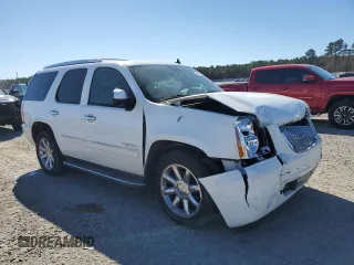 2010 GMC Yukon Denali with VIN 1GKUCEEF1AR226651, listed as a Copart auction lot 46990055 with 214,750 mi miles and Salvage Title. Bid and sale history available at carsss.com. Image 4.