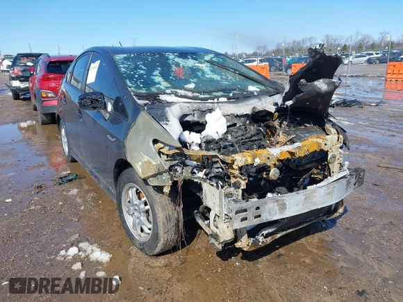 2011 Toyota Prius I with VIN JTDKN3DU7B5308913, listed as a IAAI auction lot 41793970 with 1 mi miles. Bid and sale history available at carsss.com. Image 1.