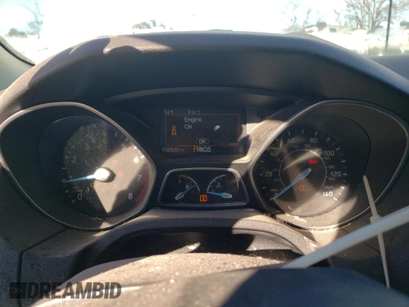 2016 Ford Focus SE with VIN 1FADP3F29GL397987, listed as a Copart auction lot 84493404 with 158,820 mi miles and Salvage Title. Bid and sale history available at carsss.com. Image 9.