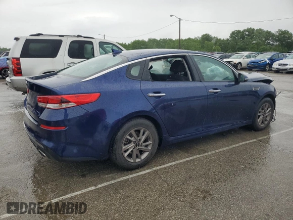 2020 Kia Optima LX with VIN 5XXGT4L32LG391657, listed as a Copart auction lot 58817235 with 51,490 mi miles and Salvage title. Bid and sale history available at DreamBid. Image 3.