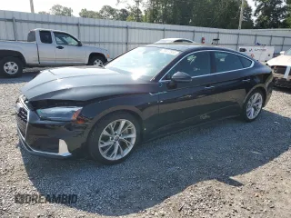 2020 Audi A5 Sportback Premium with VIN WAUANCF59LA013786, listed as a Copart auction lot 68417544 with 43,593 mi miles and Salvage Title. Bid and sale history available at carsss.com. Image 1.