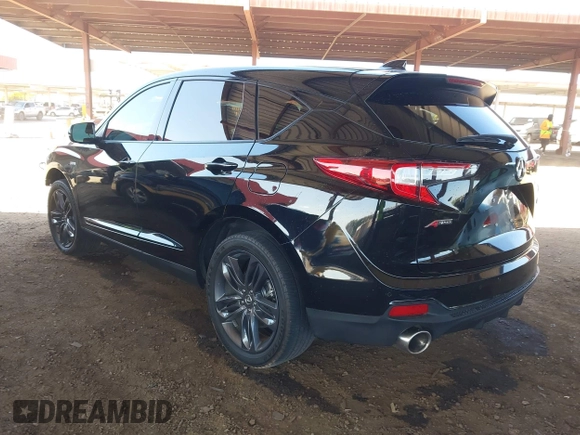 2021 Acura RDX w/A-Spec Package with VIN 5J8TC1H67ML021811, listed as a IAAI auction lot 42057519 with 49,640 mi miles. Bid and sale history available at carsss.com. Image 3.
