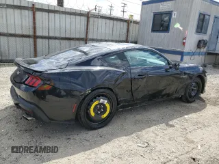 2024 Ford Mustang GT with VIN 1FA6P8CF7R5428738, listed as a Copart auction lot 51792455 with 11,295 mi miles and Salvage Title. Bid and sale history available at carsss.com. Image 3.