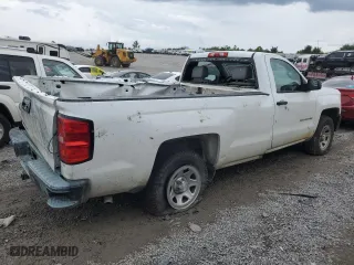 2018 Chevrolet Silverado 1500 LS with VIN 1GCNCNEH5JZ262537, listed as a Copart auction lot 61105344 with 0 mi miles and Non Repairable. Bid and sale history available at carsss.com. Image 3.