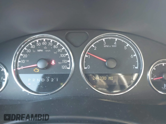 2008 Chevrolet Uplander LS with VIN 1GNDV23158D184253, listed as a IAAI auction lot 41447894 with 244,330 mi miles. Bid and sale history available at carsss.com. Image 7.