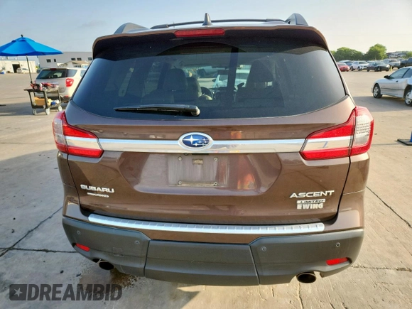 2020 Subaru Ascent Limited with VIN 4S4WMAMD4L3450928, listed as a Copart auction lot 65126995 with 52,915 mi miles and Salvage title. Bid and sale history available at DreamBid. Image 6.