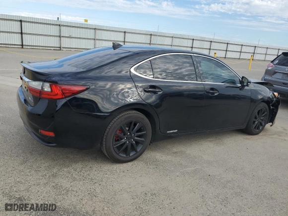 2016 Lexus ES 300h Hybrid with VIN JTHBW1GG7G2103090, listed as a Copart auction lot 46595675 with 182,684 mi miles and Salvage Title. Bid and sale history available at carsss.com. Image 3.
