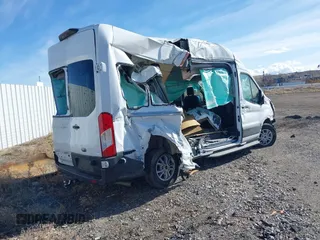 2024 Ford Transit Passenger XL with VIN 1FBAX2X85RKA46890, listed as a IAAI auction lot 41648977 with 20,637 mi miles and . Bid and sale history available at DreamBid. Image 4.