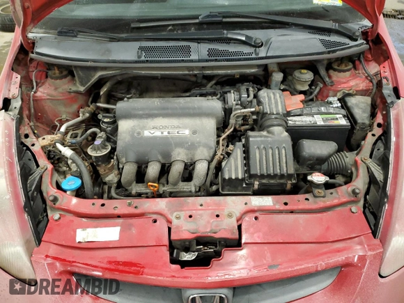 2007 Honda Fit Sport with VIN JHMGD376X7S034491, listed as a Copart auction lot 88989655 with 184,022 mi miles and Non Repairable. Bid and sale history available at carsss.com. Image 11.