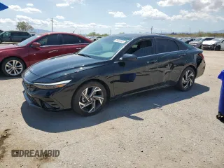 2024 Hyundai Elantra SEL with VIN KMHLS4DG1RU738946, listed as a Copart auction lot 59506045 with 11,005 mi miles and Salvage title. Bid and sale history available at DreamBid. Image 1.