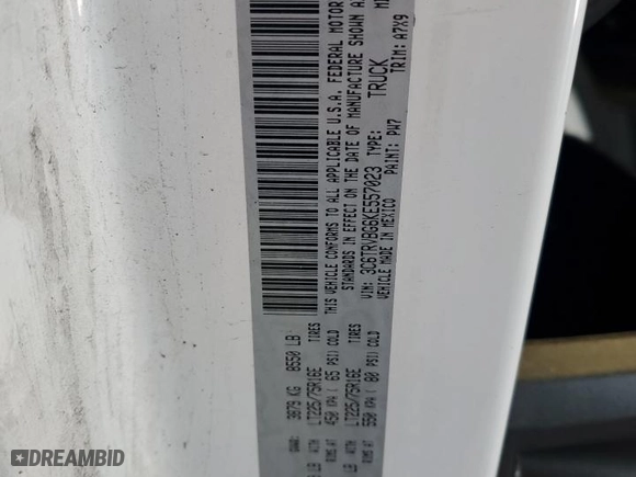 2019 Ram ProMaster Cargo Van with VIN 3C6TRVBG6KE557023, listed as a Copart auction lot 57196174 with 192,735 mi miles and Salvage Title. Bid and sale history available at carsss.com. Image 13.