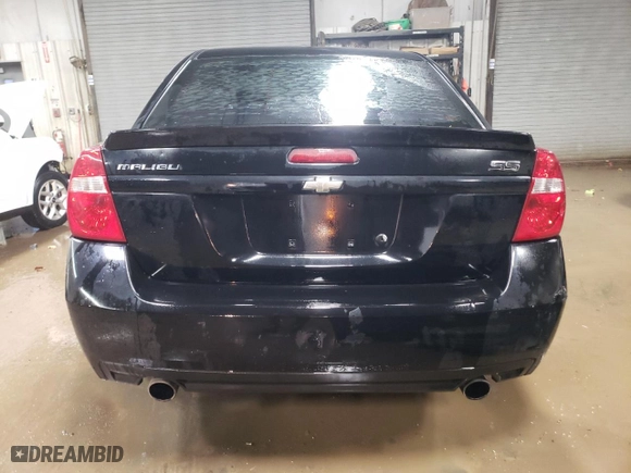2006 Chevrolet Malibu SS with VIN 1G1ZW53176F174153, listed as a Copart auction lot 85805124 with 134,220 mi miles and Salvage Title. Bid and sale history available at carsss.com. Image 6.