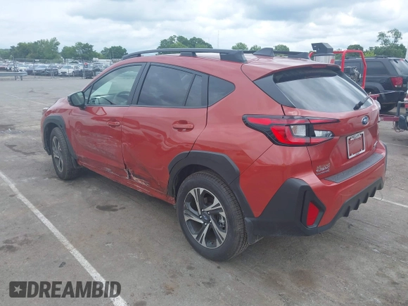 2024 Subaru Crosstrek Premium with VIN JF2GUADC0RH891856, listed as a IAAI auction lot 42385366 with 3,651 mi miles and . Bid and sale history available at DreamBid. Image 3.