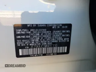 2021 Subaru Forester Premium z VIN JF2SKAJC1MH431330, wystawiony jako Copart lot #46652445 z przebiegiem 17 957 mil mil oraz Szkoda całkowita • Salvage title. Historia ofert i sprzedaży dostępna na DreamBid. Obrazek 12.