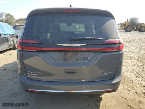 2023 Chrysler Pacifica Hybrid Limited with VIN 2C4RC1S70PR503378, listed as a Copart auction lot 78168074 with 23,160 mi miles and Salvage Title. Bid and sale history available at carsss.com. Image 6.