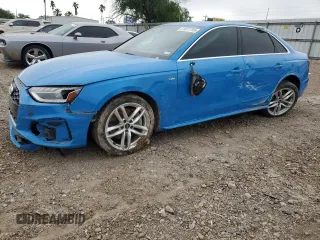 2022 Audi A4 S line Premium Plus z VIN WAUEAAF48NN014478, wystawiony jako Copart lot #51677755 z przebiegiem 56 981 mil mil oraz Szkoda całkowita • Salvage title. Historia ofert i sprzedaży dostępna na DreamBid. Obrazek 1.