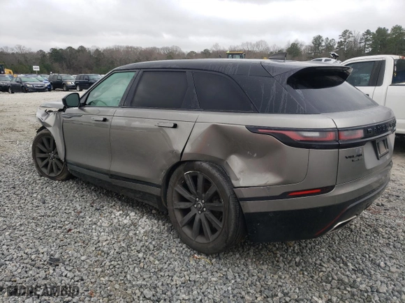 2018 Land Rover Range Rover Velar R-Dynamic HSE with VIN SALYM2RV1JA734068, listed as a Copart auction lot 87044394 with 61,945 mi miles and Salvage Title. Bid and sale history available at carsss.com. Image 2.