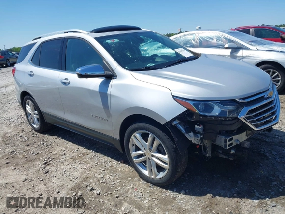 2019 Chevrolet Equinox Premier with VIN 2GNAXPEX7K6251937, listed as a IAAI auction lot 41999362 with 124,207 mi miles and . Bid and sale history available at DreamBid. Image 1.