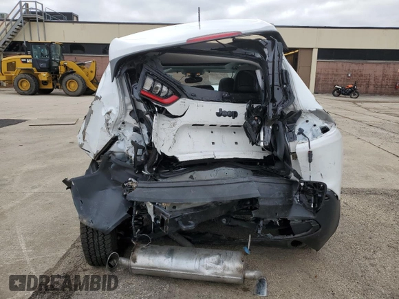 2022 Jeep Cherokee X with VIN 1C4PJMCX5ND528984, listed as a Copart auction lot 80225644 with 50,588 mi miles and Salvage Title. Bid and sale history available at carsss.com. Image 6.
