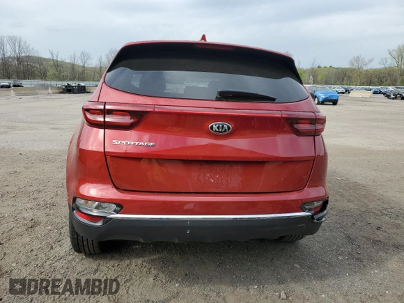 2022 Kia Sportage LX with VIN KNDPMCAC7N7983741, listed as a Copart auction lot 54679635 with 26,712 mi miles and Salvage Title. Bid and sale history available at carsss.com. Image 6.