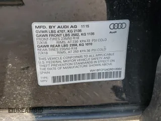 2016 Audi Q3 Premium Plus z VIN WA1BFCFS4GR010984, wystawiony jako Copart lot #40075454 z przebiegiem 108 463 mil mil oraz Szkoda całkowita • Salvage title. Historia ofert i sprzedaży dostępna na DreamBid. Obrazek 12.