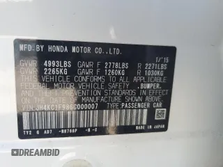 2016 Acura RLX Advance Pkg with VIN JH4KC1F98GC000007, listed as a Copart auction lot 75517764 with 160,938 mi miles and Salvage Title. Bid and sale history available at carsss.com. Image 12.