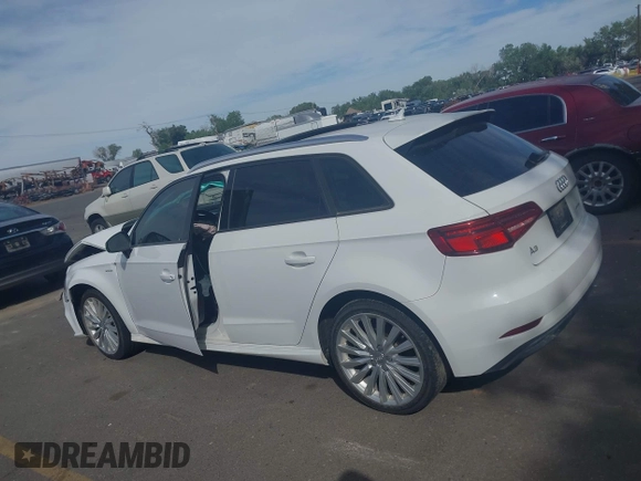 2017 Audi A3 e-tron Sportback Premium z VIN WAUUPBFF0HA122588, wystawiony jako IAAI lot #42227829 z przebiegiem 104 231 mil mil oraz . Historia ofert i sprzedaży dostępna na DreamBid. Obrazek 14.