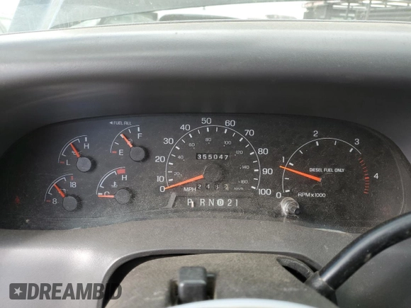 2001 Ford F-350 XL with VIN 1FTSX31F81EA54725, listed as a Copart auction lot 75389384 with 355,047 mi miles and Salvage Title. Bid and sale history available at DreamBid. Image 9.