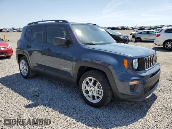 2021 Jeep Renegade Sport with VIN ZACNJCAB8MPM95324, listed as a Copart auction lot 52520685 with 10,733 mi miles and Non repairable. Bid and sale history available at DreamBid. Image 4.