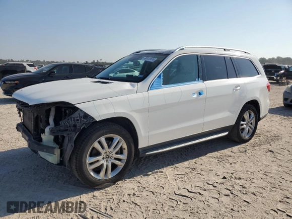 2017 Mercedes-Benz GLS 450 with VIN 4JGDF6EE2HA914145, listed as a Copart auction lot 66312074 with 83,223 mi miles and Salvage Title. Bid and sale history available at DreamBid. Image 1.