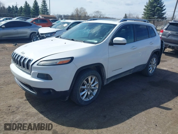 2015 Jeep Cherokee Limited with VIN 1C4PJMDS7FW522581, listed as a IAAI auction lot 41870516 with 143,904 mi miles and . Bid and sale history available at DreamBid. Image 17.