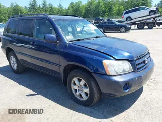 2002 Toyota Highlander with VIN JTEHF21A620084862, listed as a IAAI auction lot 42576556 with 200,325 mi miles and . Bid and sale history available at DreamBid. Image 1.