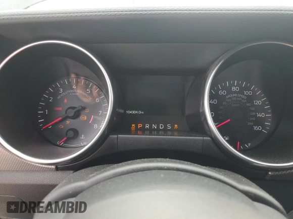 2018 Ford Mustang GT with VIN 1FA6P8CF4J5171364, listed as a Copart auction lot 41586105 with 104,304 mi miles and Salvage Title. Bid and sale history available at carsss.com. Image 9.