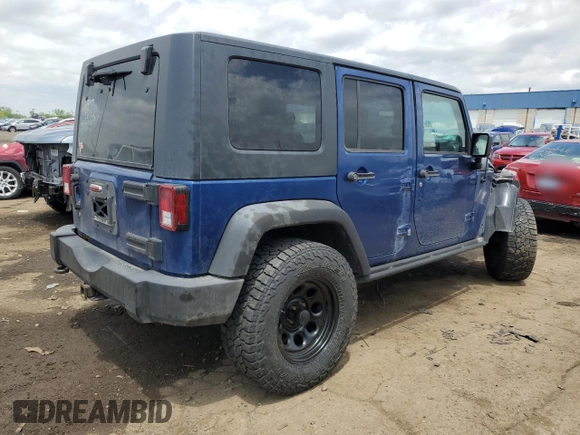2009 Jeep Wrangler Unlimited Rubicon with VIN 1J4GA69199L713060, listed as a Copart auction lot 58543595 with 159,981 mi miles and Clean title. Bid and sale history available at DreamBid. Image 3.