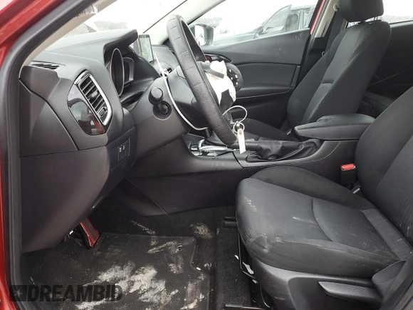2016 Mazda 3 i Sport with VIN 3MZBM1J73GM304670, listed as a Copart auction lot 47092495 with 113,251 mi miles and Salvage Title. Bid and sale history available at DreamBid. Image 7.