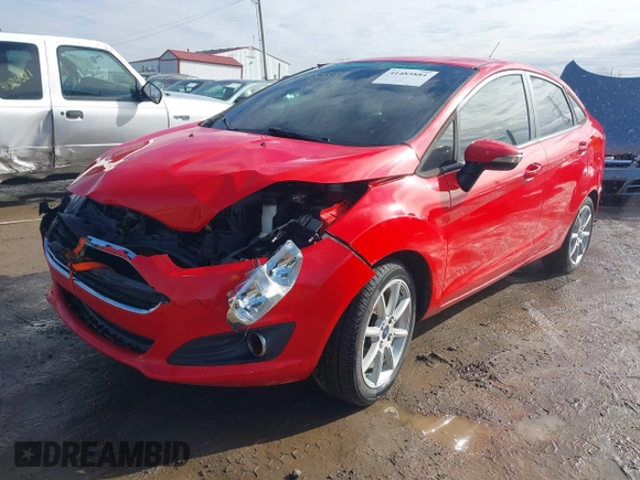 2015 Ford Fiesta SE with VIN 3FADP4BJ2FM101983, listed as a IAAI auction lot 41485881 with 131,805 mi miles. Bid and sale history available at carsss.com. Image 6.