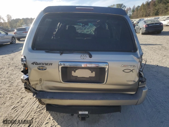 2002 Toyota 4Runner Limited with VIN JT3GN87R620250790, listed as a Copart auction lot 79360474 with 0 mi miles and Salvage Title. Bid and sale history available at carsss.com. Image 6.