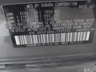 2018 Subaru Impreza Premium z VIN 4S3GTAB6XJ3727210, wystawiony jako IAAI lot #41336223 z przebiegiem 75 305 mil mil oraz . Historia ofert i sprzedaży dostępna na DreamBid. Obrazek 9.