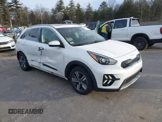 2022 Kia Niro LX with VIN KNDCB3LC6N5524214, listed as a IAAI auction lot 41259745 with 46,815 mi miles. Bid and sale history available at carsss.com. Image 1.