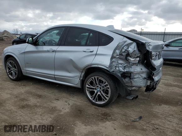 2016 BMW X4 xDrive28i with VIN 5UXXW3C5XG0R22015, listed as a Copart auction lot 80964743 with 42,919 mi miles. Bid and sale history available at carsss.com. Image 2.